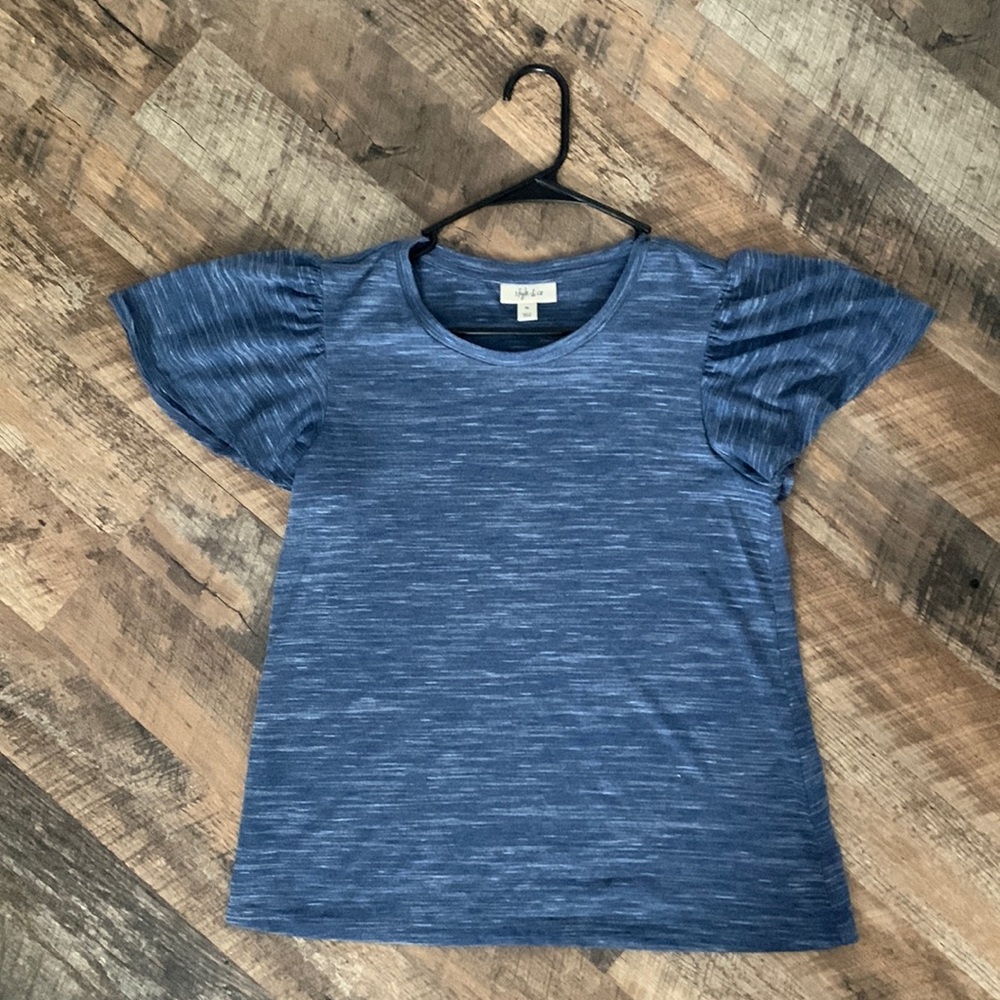 Blue Style&co. blouse! So cute and perfect for fall!